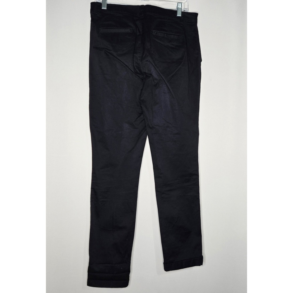 GAP‎ Girlfriend Khaki Pants Black Size 6 Tall Casual Work Office Career